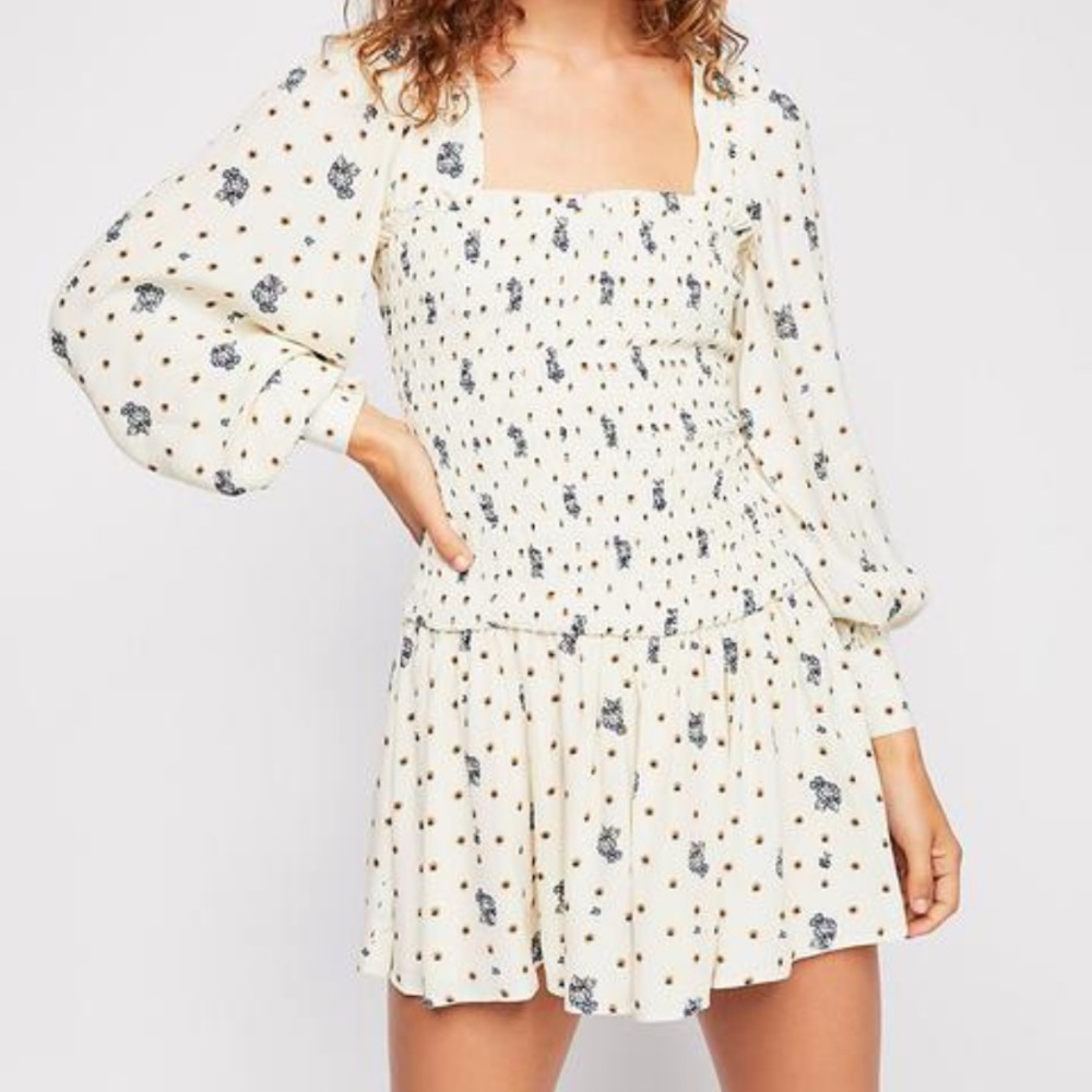 Free People Two Faces Mini Dress XS